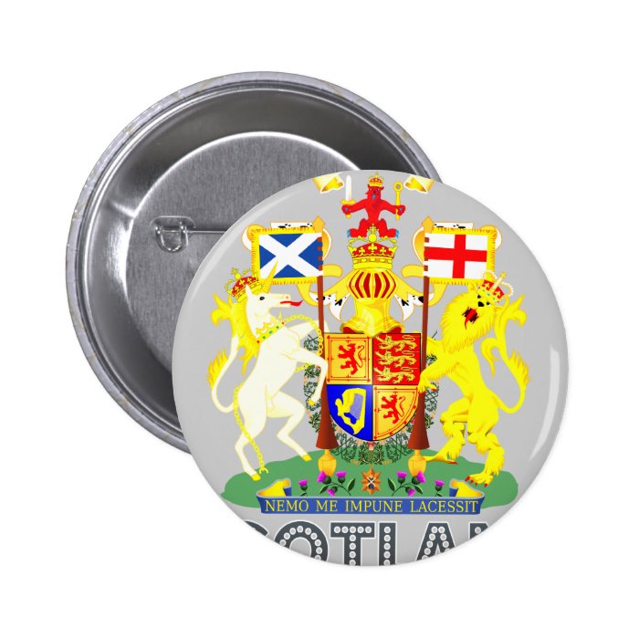 scottish Emblem Buttons