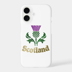 Scottish emblem thistle iPhone 17 case