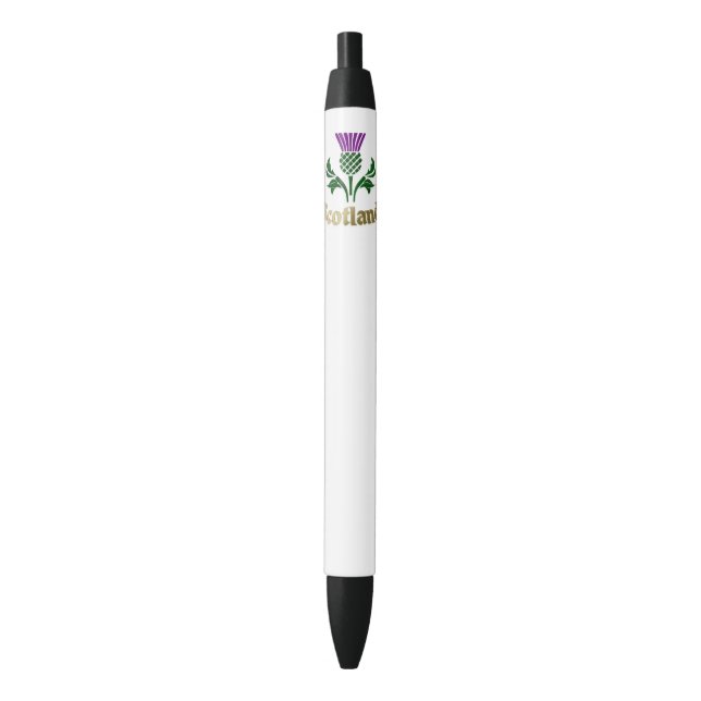 Scottish emblem thistle pen (Front Vertical)