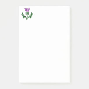Scottish emblem thistle post-it notes