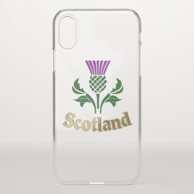 Scottish emblem thistle uncommon iPhone case (Back)
