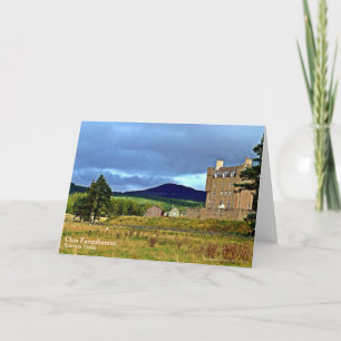 Scottish Farquharson Clan's Braemar Castle Gift Note Card
