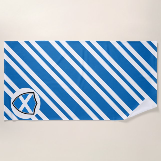 Scottish flag beach towel (Front)