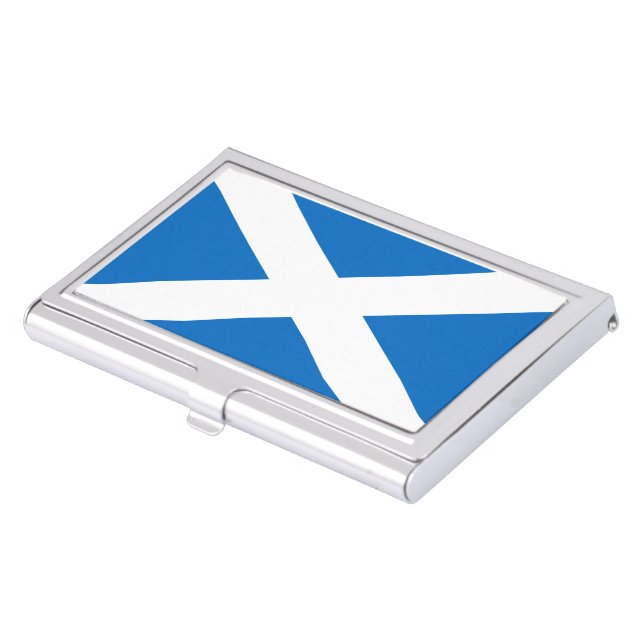 Scottish flag business card case (Front)