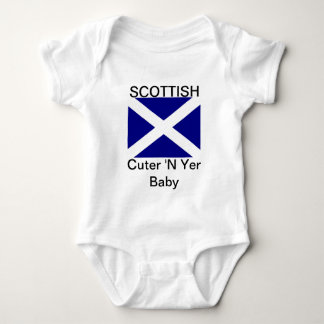 Scottish Flag Clothing Baby Bodysuit