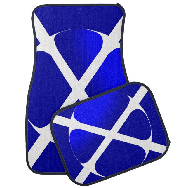 Scottish Flag Design Car Mat (Set)