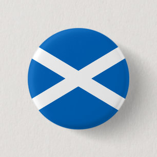 Scottish Flag, Flag of Scotland Button