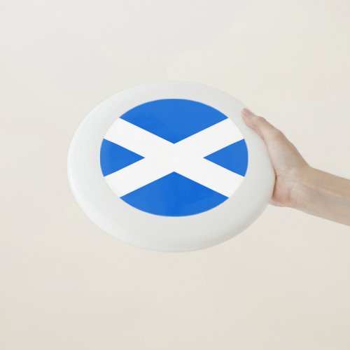Scottish Flag Frisbee arc2