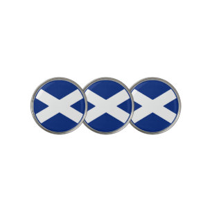 Scottish Flag Golf Ball Marker