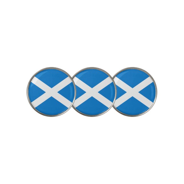 Scottish flag golf ball marker (3 Up)