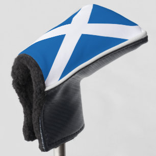 Scottish flag golf head cover