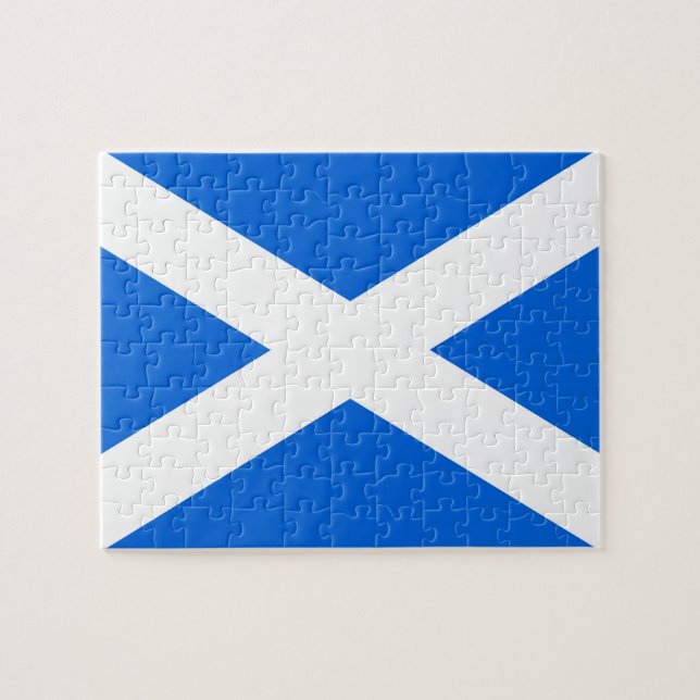Scottish Flag Jigsaw Puzzle arc1 (Horizontal)