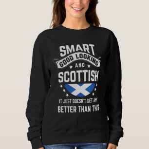 Scottish Flag Native Pride  Scotland Scottish Root Sweatshirt