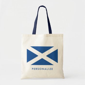 Scottish Flag Of Scotland Custom Tote Bag by iprint at Zazzle