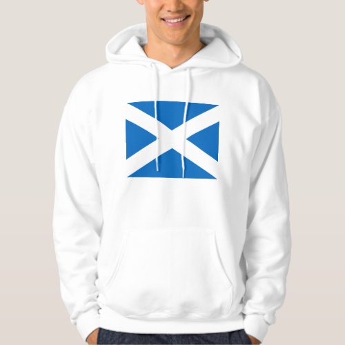 Scottish Flag of Scotland Saint Andrews Cross Hoodie