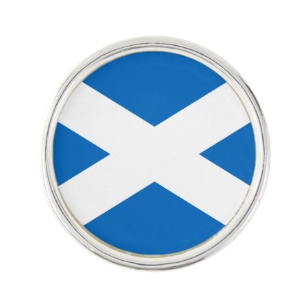 Scottish Flag Of Scotland Saint Andrew’s Cross Lapel Pin