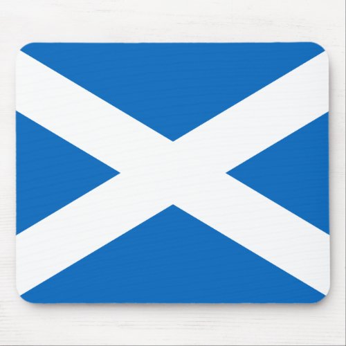 Scottish Flag of Scotland Saint Andrews Cross Sal Mouse Pad