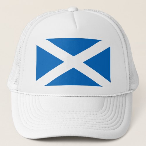 Scottish Flag of Scotland Saint Andrews Cross Trucker Hat