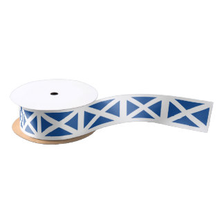 Scottish flag of Scotland Satin Ribbon
