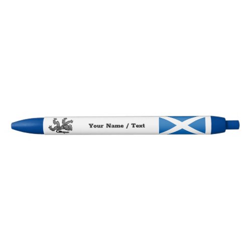 Scottish Flag Pen Rampant Scotland  Promotional Black Ink Pen