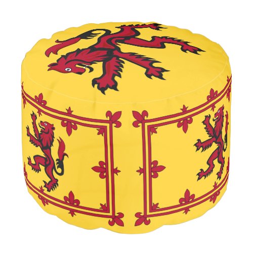 Scottish Flag  Rampant Scotland house sports Pouf