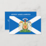 Scottish Flag & Royal Coat of Arms, Scotland Business Card