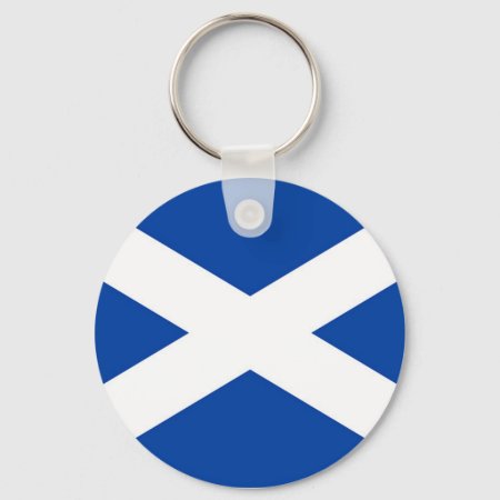 Scottish Flag - Saltire -  Keychain
