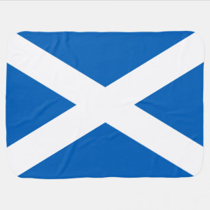 Scottish Flag (Saltire) (Scotland Flag) Baby Blanket