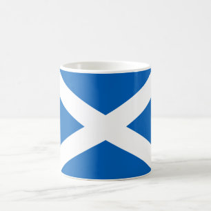 Scottish Flag (Saltire) (Scotland Flag) Coffee Mug