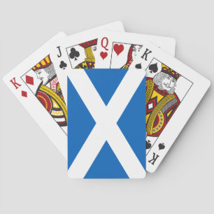 Scottish Flag (Saltire) (Scotland Flag) Poker Cards