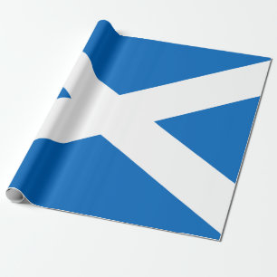 Scottish Flag (Saltire) (Scotland Flag) Wrapping Paper