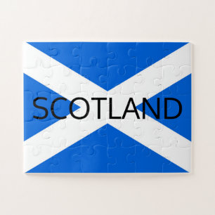 Scottish Flag Scotland 11x14 30pc jpcnt Jigsaw Puzzle
