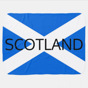 Scottish flag Scotland bbcnt Baby Blanket