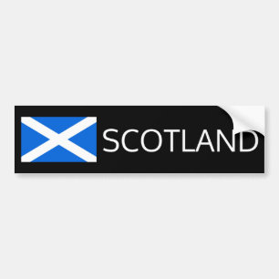 Scottish Flag Scotland bscnt Bumper Sticker