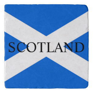 Scottish Flag Scotland coastercnt Trivet