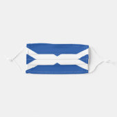 Scottish Flag Scotland Face Mask (Front, Folded)