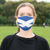 Scottish Flag Scotland Face Mask (Outside)