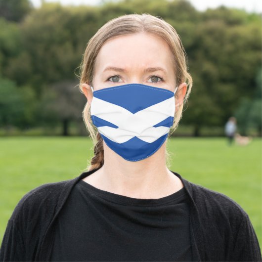 Scottish Flag Scotland Face Mask (Outside)