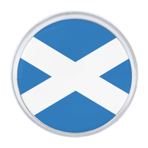 Scottish Flag  Scotland fashion  business Silver Finish Lapel Pin