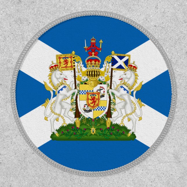Scottish Flag & Scotland fashion Patch /sports (Front)