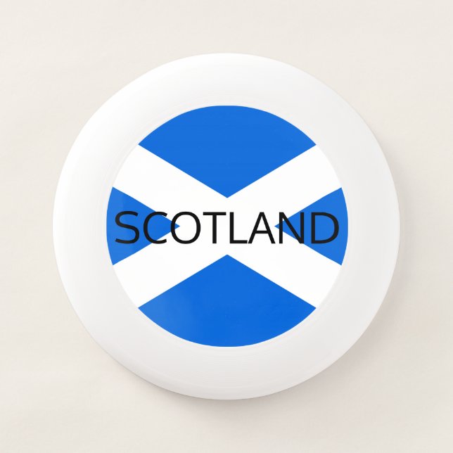 Scottish Flag Scotland frcnt Wham-O Frisbee (Front)
