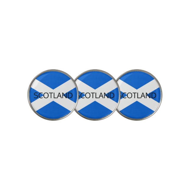 Scottish Flag Scotland Golf Ball Marker arc1 (3 Up)