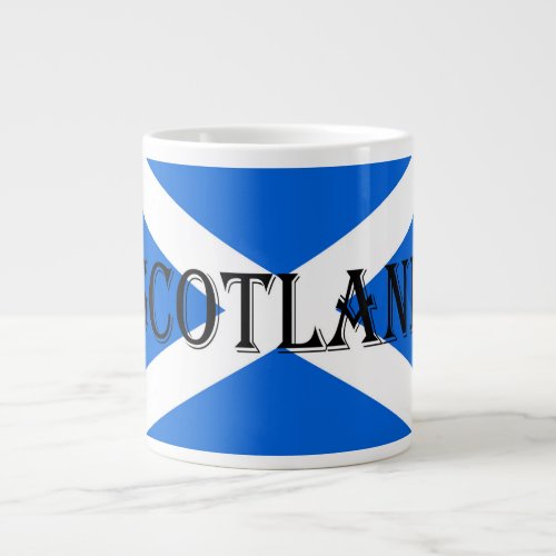 Scottish Flag Scotland Jumbo Mug arc