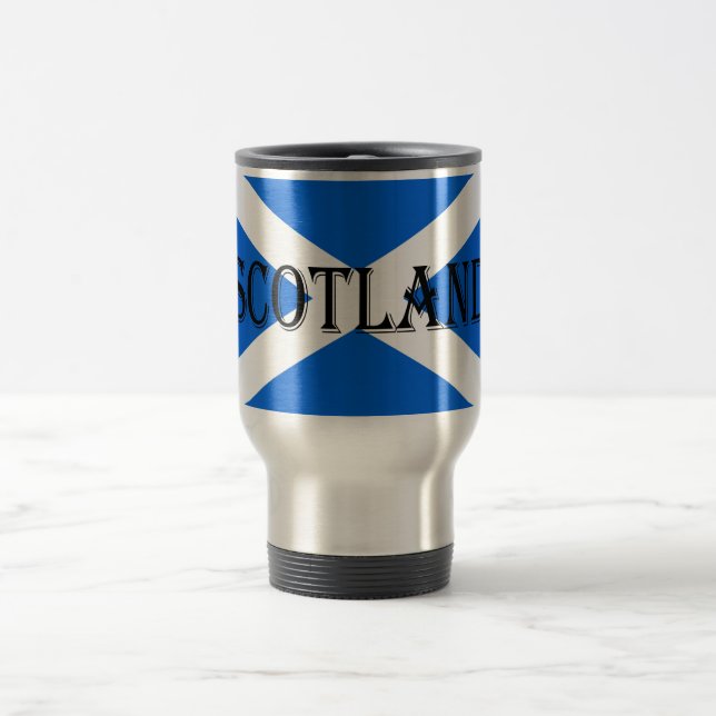 Scottish Flag Scotland mugcnt Travel Mug (Center)