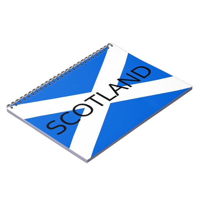 Scottish Flag Scotland nbcnt Notebook (Left Side)