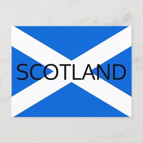 Scottish Flag Scotland pccn Postcard
