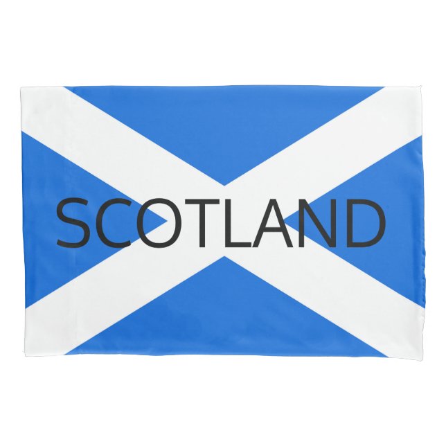 Scottish Flag Scotland pccnt Pillow Case (Front)