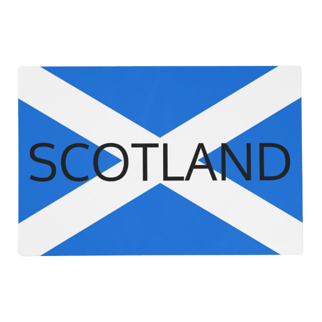Scottish Flag Scotland Placemat arc3 (Front)