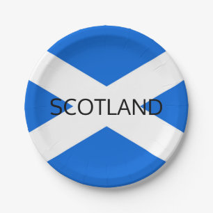 Scottish Flag Scotland ppcn Paper Plates