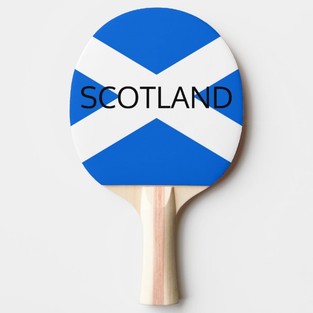 Scottish Flag Scotland ppcnt Ping Pong Paddle (Front)
